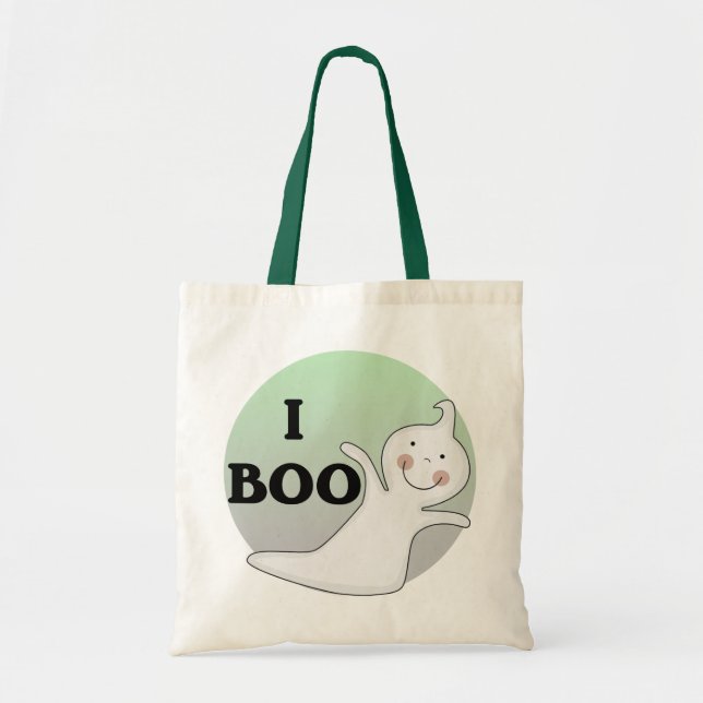 Bolso De Tela Camisetas y regalos de boo fantasmales (Frente)
