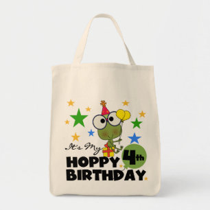 Bolso De Tela Camisetas y regalos de cumpleaños de Hoppy Frog