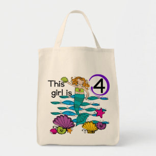 Bolso De Tela Camisetas y regalos de cumpleaños de Sirena