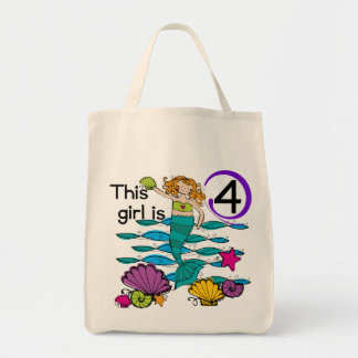 Bolso De Tela Camisetas y regalos de cumpleaños de Sirena