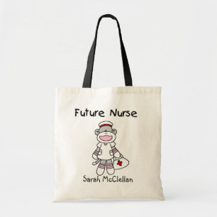 Bolso De Tela Camisetas y regalos de enfermeras futuras de monos