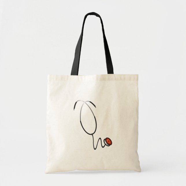 Bolso De Tela Camisetas y regalos de estetioscopio (Frente)
