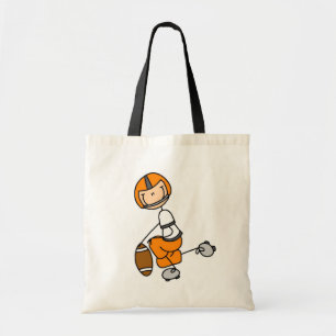 Bolso De Tela Camisetas y regalos de fútbol con palitos naranjas