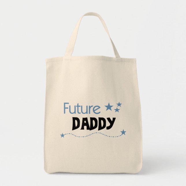 Bolso De Tela Camisetas y regalos de Future Daddy (Frente)