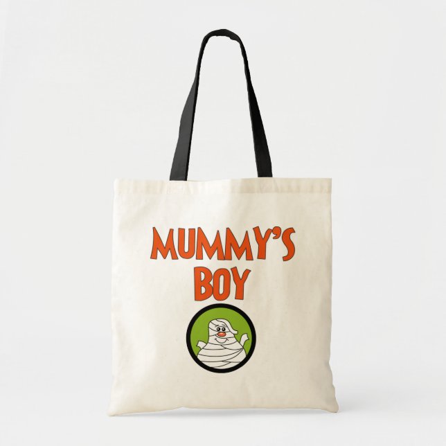 Bolso De Tela Camisetas y regalos de Halloween del muchacho de (Frente)