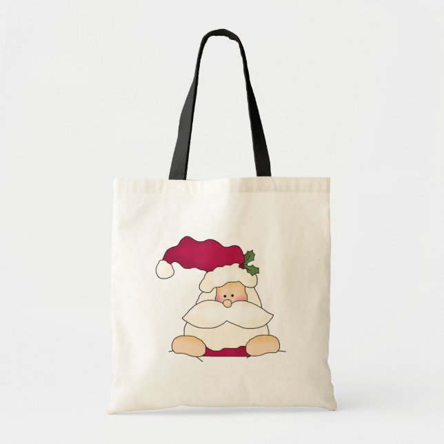 Bolso De Tela Camisetas y regalos de Jolly Santa (Frente)