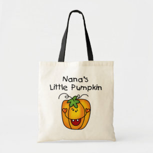 Bolso De Tela Camisetas y regalos de la calabaza de Nana