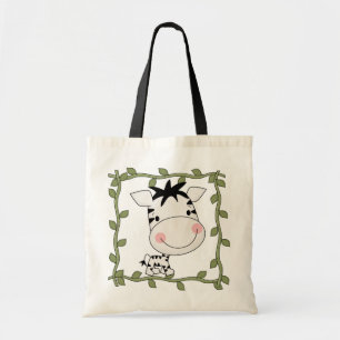Bolso De Tela Camisetas y regalos de la cebra del bebé