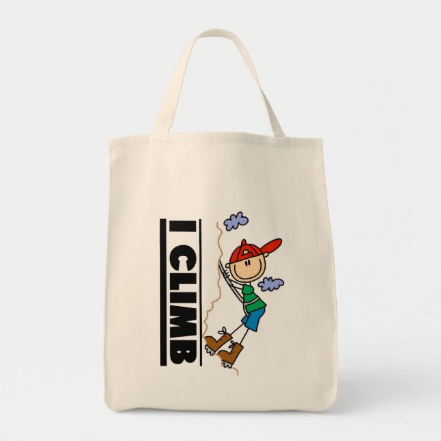 Bolso De Tela Camisetas y regalos de la escalada (Frente)