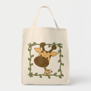 Bolso De Tela Camisetas y regalos de la jirafa del bebé