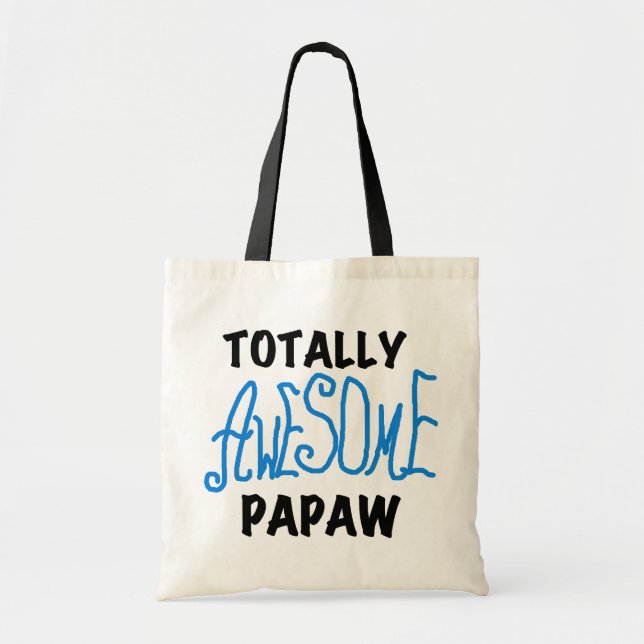 Bolso De Tela Camisetas y regalos de Papaw totalmente alucinante (Frente)