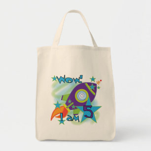 Bolso De Tela Camisetas y regalos de quinto cumpleaños