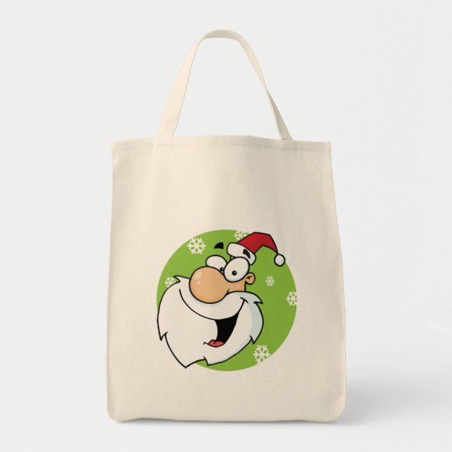 Bolso De Tela Camisetas y regalos de Santa Clause (Frente)