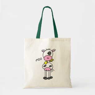 Bolso De Tela Camisetas y regalos de vaca dice muu