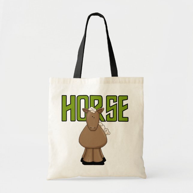 Bolso De Tela Camisetas y regalos del caballo (Frente)