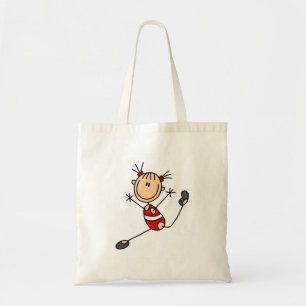 Bolso De Tela Camisetas y regalos del gimnasta del chica del