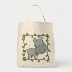 Bolso De Tela Camisetas y regalos del hipopótamo del bebé