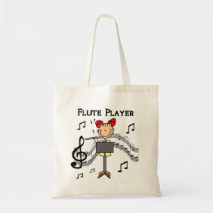 Bolso De Tela Camisetas y regalos del jugador de flauta