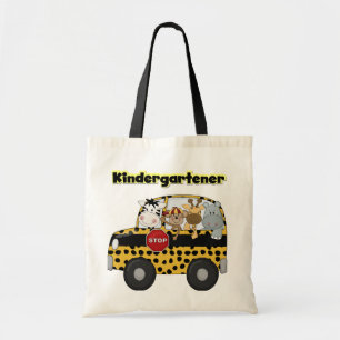 Bolso De Tela Camisetas y regalos del Kindergartener del autobú