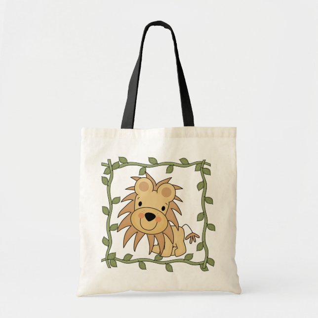 Bolso De Tela Camisetas y regalos del león del bebé (Frente)
