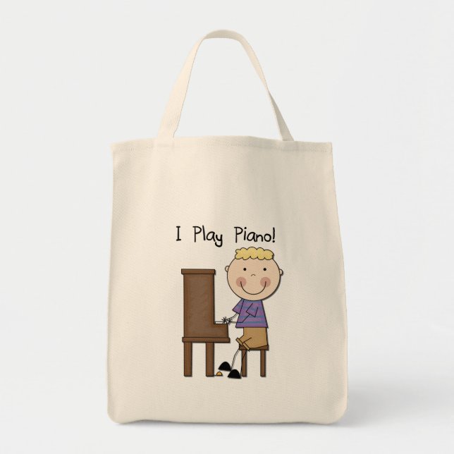 Bolso De Tela Camisetas y regalos del pianista (Frente)