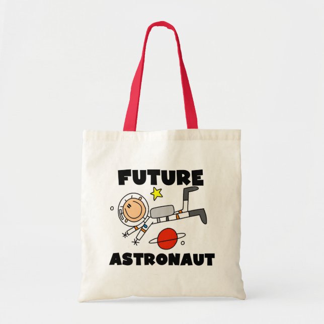 Bolso De Tela Camisetas y regalos futuros astronautas (Frente)
