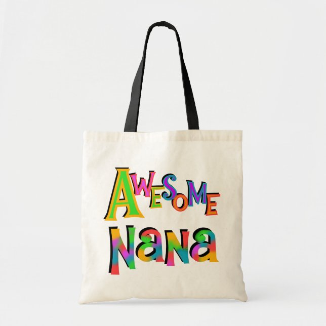 Bolso De Tela Camisetas y regalos impresionantes de Nana (Frente)