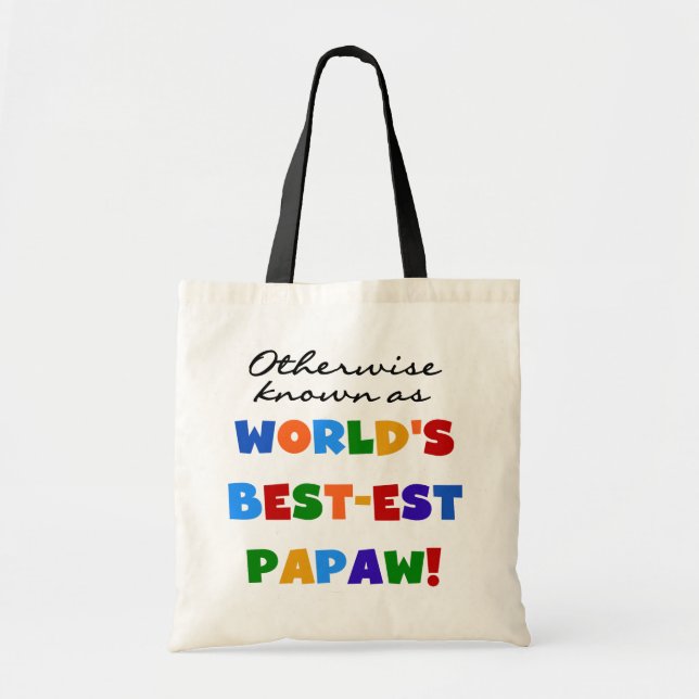 Bolso De Tela Camisetas y regalos más conocidos de Papaw (Frente)