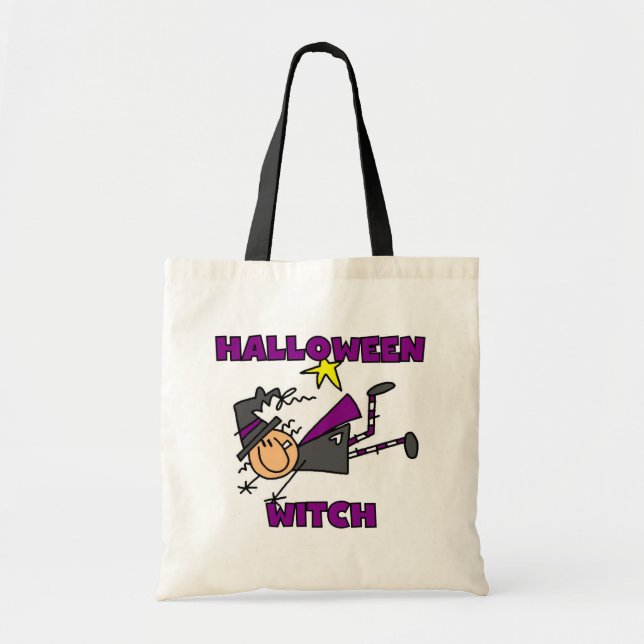 Bolso De Tela Camisetas y regalos para brujas de Halloween (Frente)