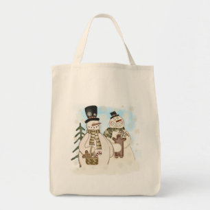 Bolso De Tela Camisetas y regalos para hombres de nieve