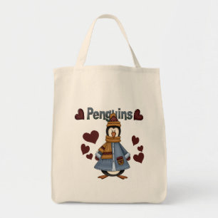 Bolso De Tela Camisetas y regalos pingüinos de invierno