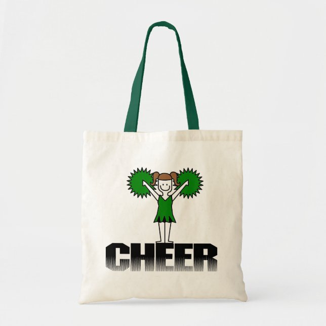 Bolso De Tela Camisetas y regalos que animan verdes (Frente)