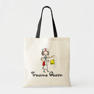 Bolso De Tela Camisetas y regalos reina del trauma" de la