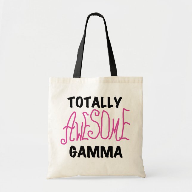 Bolso De Tela Camisetas y regalos rosados gammas totalmente (Frente)