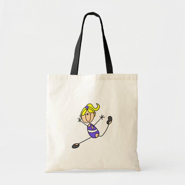 Bolso De Tela Camisetas y regalos rubios de la gimnasia del (Frente)