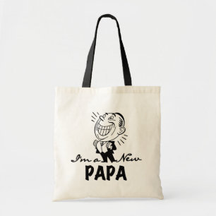 Bolso De Tela Camisetas y regalos sonrientes de nuevo papá