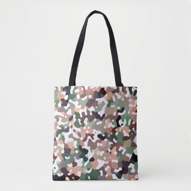 Bolso De Tela Camo Autumn (Anverso)