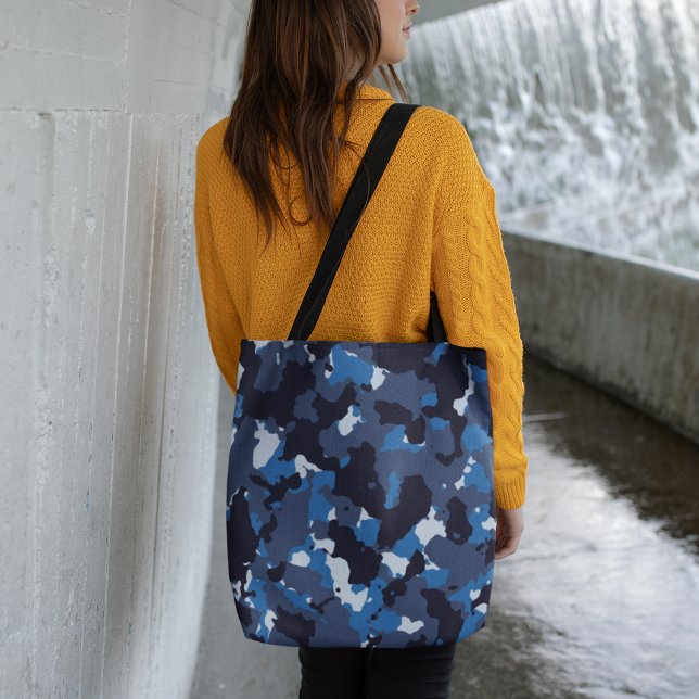 Bolso De Tela Camo azul (Subido por el creador)