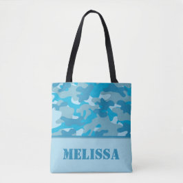 Bolso De Tela Camo azul (camuflaje) el | personalizado