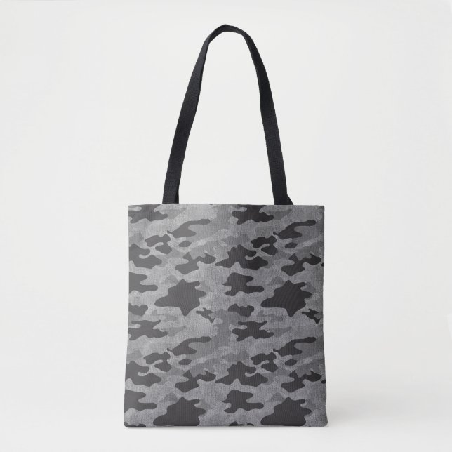 BOLSO DE TELA CAMO GRIS (Anverso)