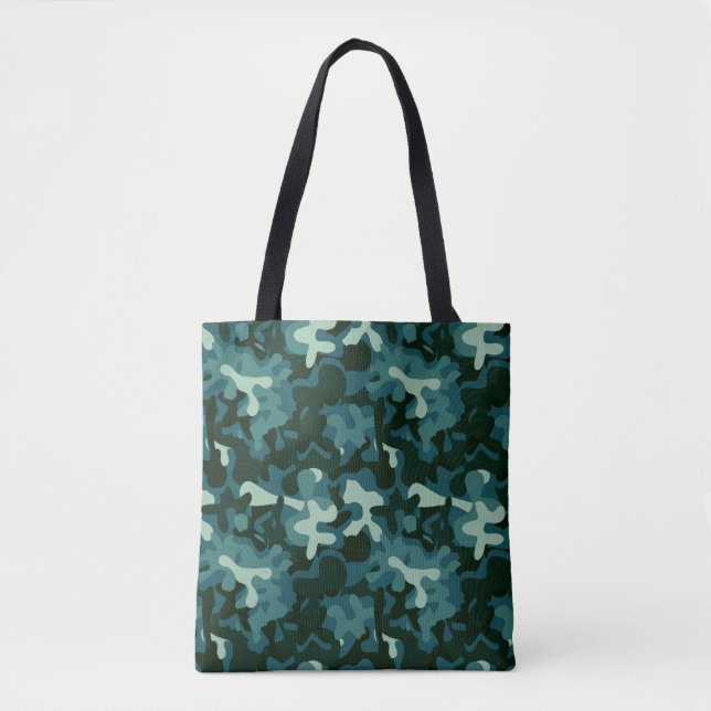 Bolso De Tela Camo Oceana Signature (Anverso)