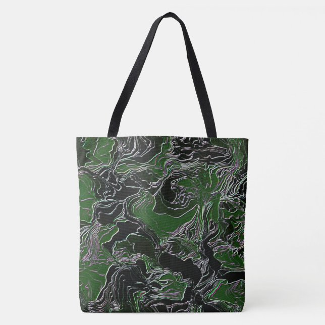 Bolso De Tela Camo verde (Anverso)