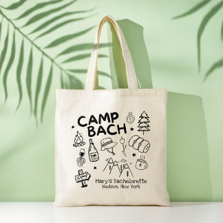 Bolso De Tela Camp Bachelorette Personalizado Bachelorette Tote 