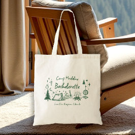 Bolso De Tela Campamento Despedida de Soltera Camping Escritura