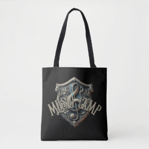 Bolso De Tela Campamento musical Tote Bag