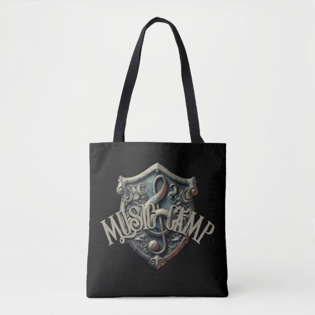Bolso De Tela Campamento musical Tote Bag (Anverso)