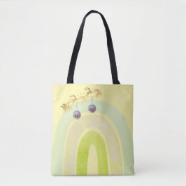 Bolso De Tela Campana de Navidad Suave Simple Divertida y Linda