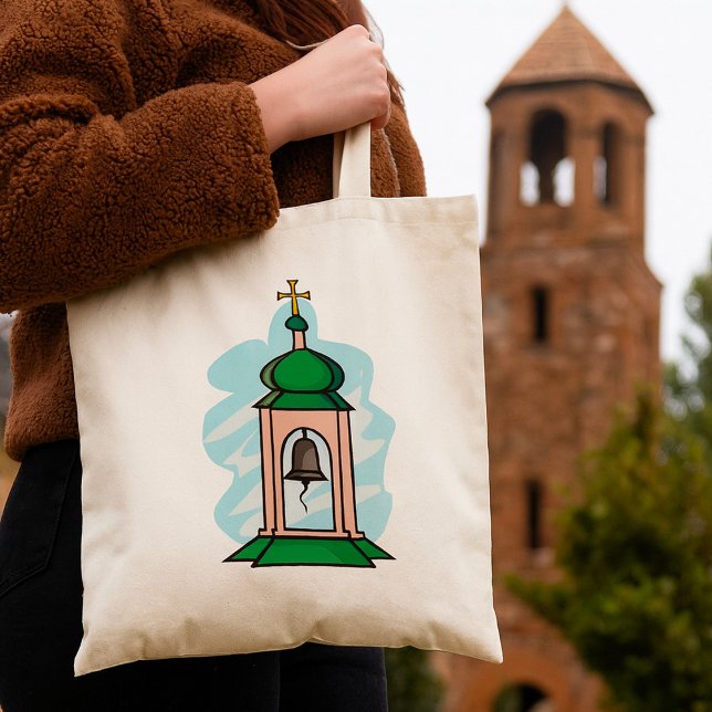 Bolso De Tela Campanario de la Iglesia Ortodoxa Rústica (Subido por el creador)