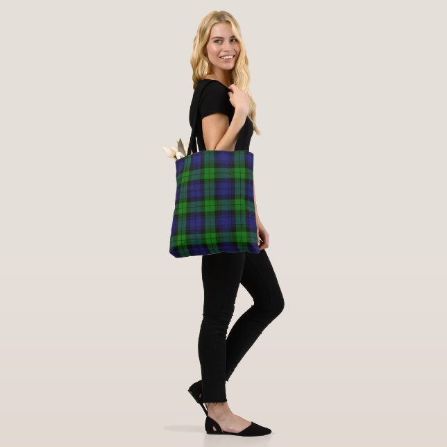 Bolso De Tela Campbell Clan Tartan Plaid Black Watch (Puesto)