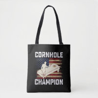 Campeón de Cornhole Bandera Americana USA 4 de Jul